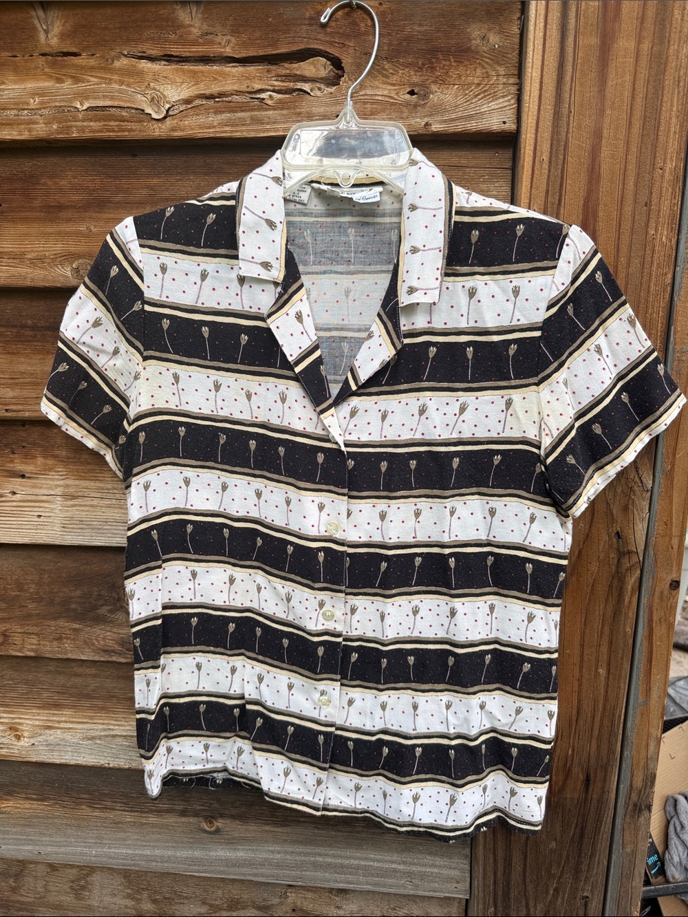 Wayne Rodgers button down vintage shirt